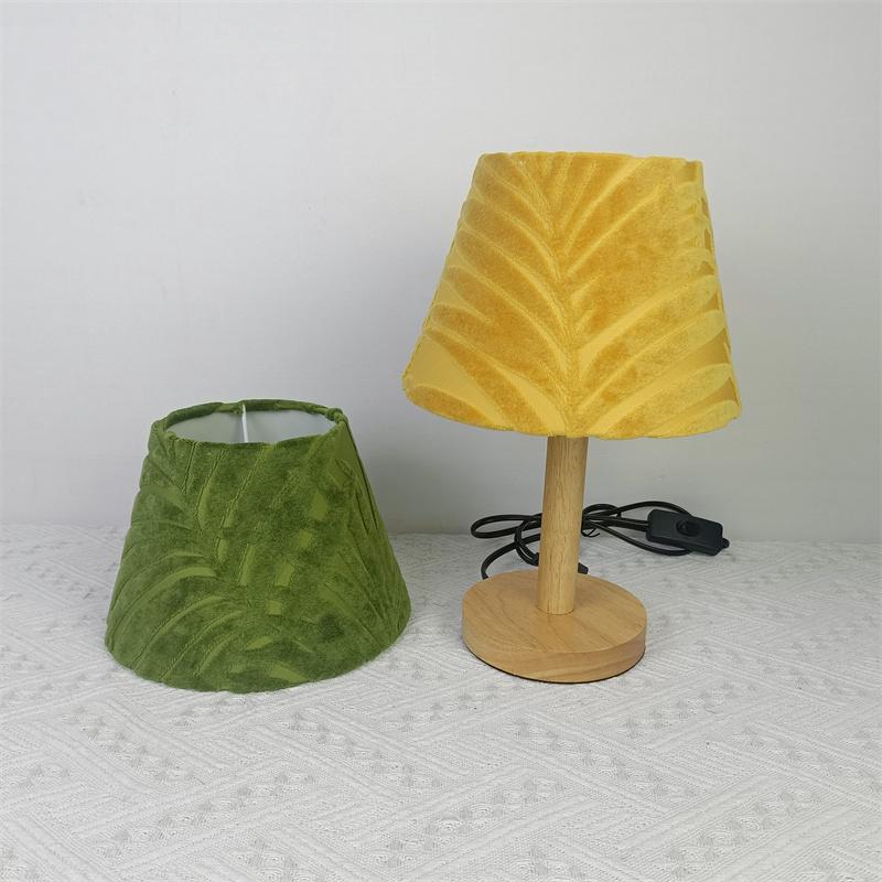 Nordic Lampshade Flannel Fabric Retro Lamp Shade Table Ceiling Light Cover Bedroom Desk Lamp Chandelier Home Decor For E27