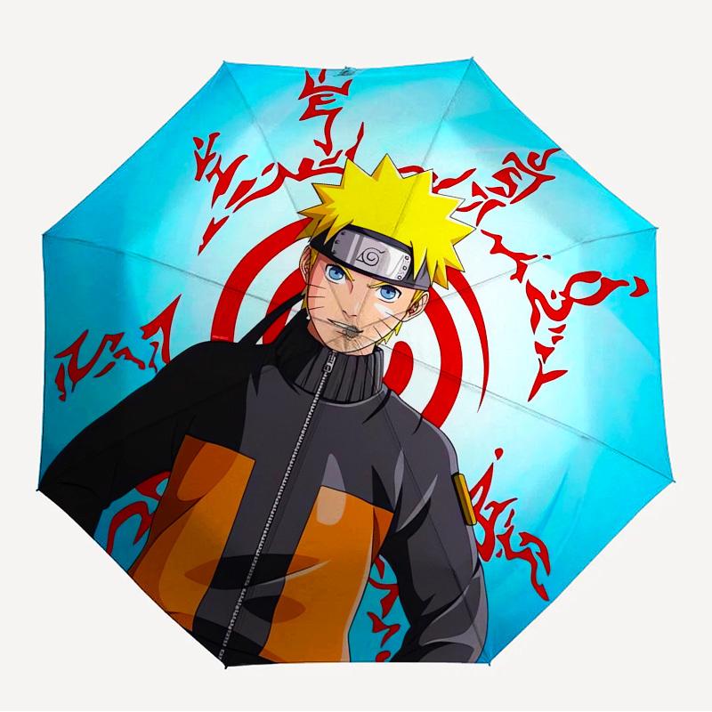 1pc Naruto, Sage Mode Themed High-quality Umbrella,Automatic Opening and Closing Umbrella,Multi-functional Umbrella G0811396