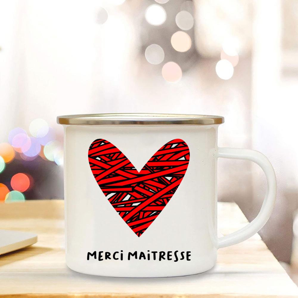 

Я великий мастер Эмалированная чашка Кофеман Оригинальный подарок Лучшему учителю Сюрприз для учителя на свете Эмалированная банка Новинки Подарки 360ml