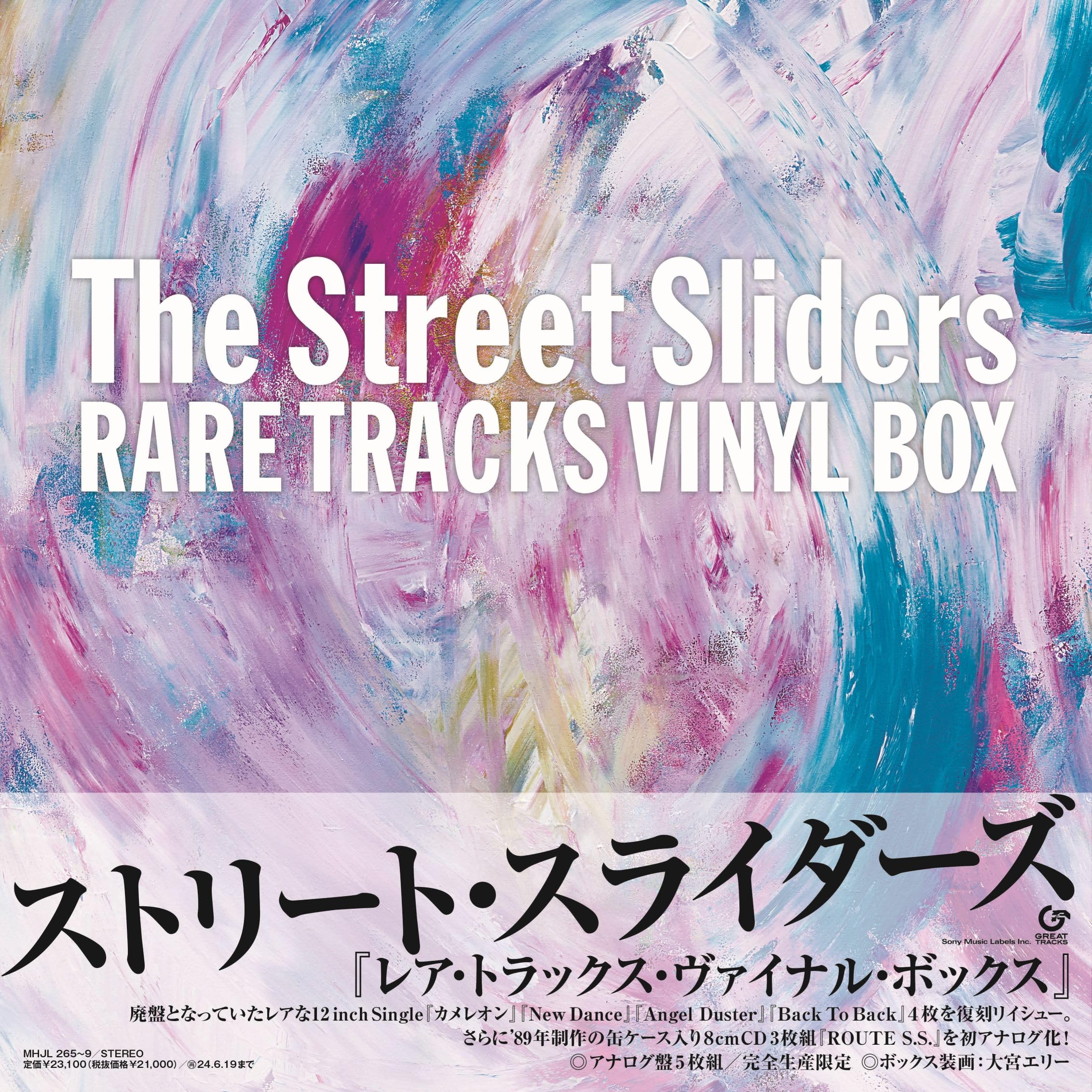 

The Street Sliders RARE TRACKS VINYL BOX mega jacket (Analog edition) (with (“ROUTE S.S” pattern)) [Analog]
