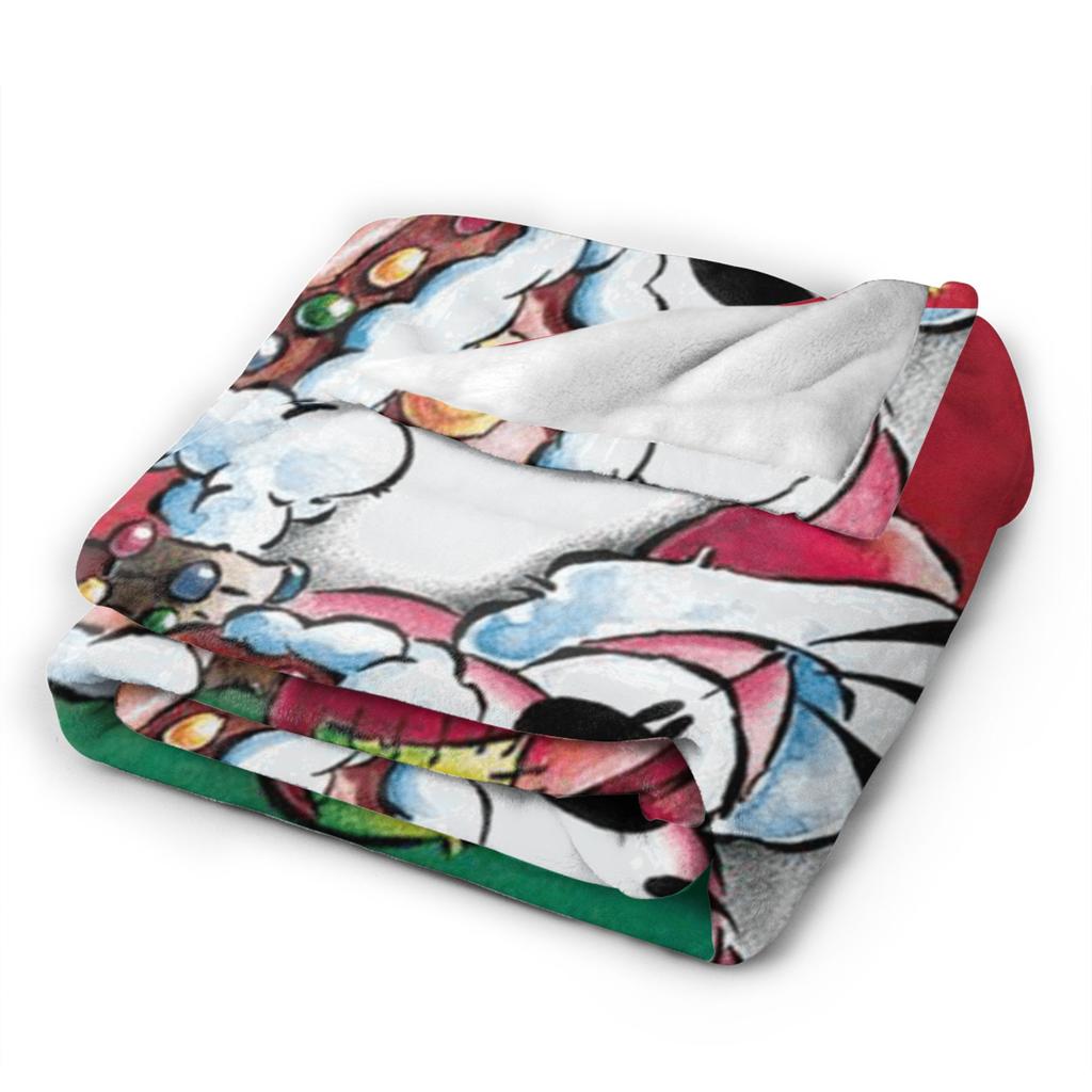 Christmas Diddl Blankets Quality Warm Soft  Bedding Throws Winter Kids Living Room Funny Bedspread