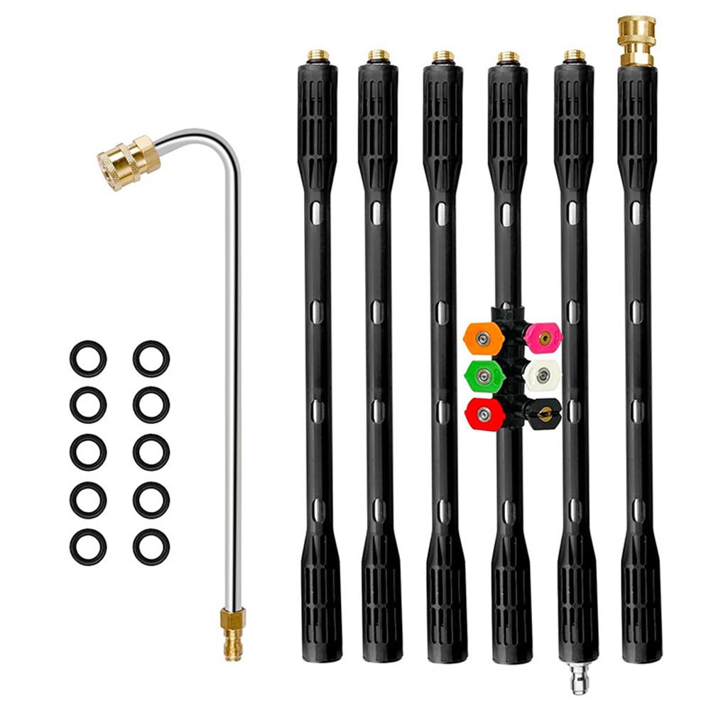 Home Maintenance Gutter Cleaning Tool High Pressure Pole Comprehensive Tool Kit Convenient Installation Design