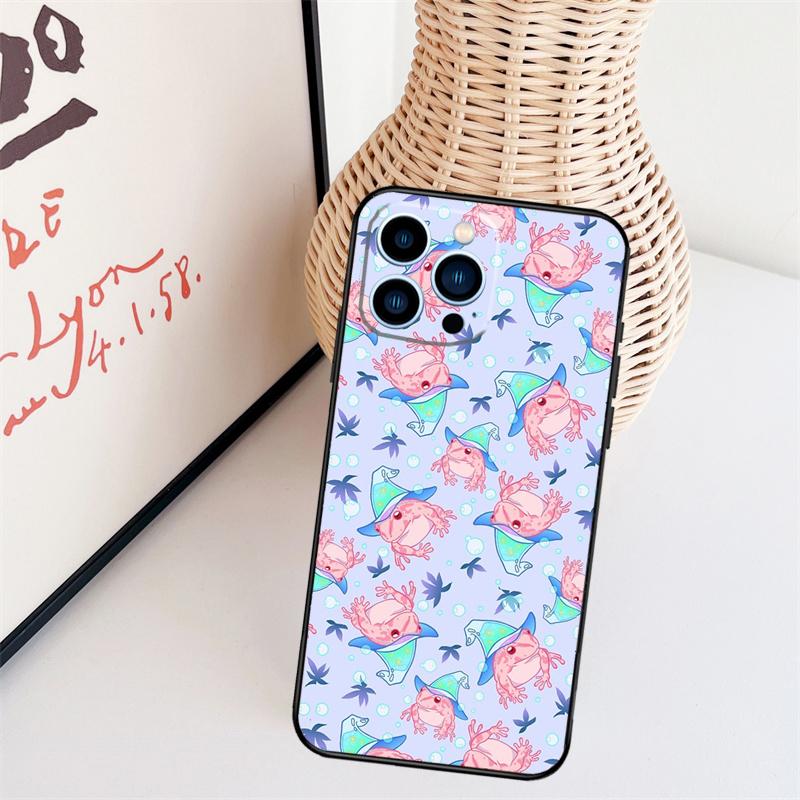 

Чехол для телефона Лягушка-ведьма для iPhone 17 Pro Max 16 15 11 13 12 14 Pro Max mini 15 16 Plus 16e 17 Air Cover iPhone 14Pro MAX