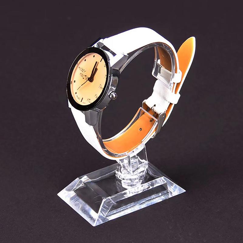 

High Flexible Clear Acrylic For Men Women Watch Display Stand Watch Holder Watch Showcase Wacth Showing Rack Detachable