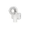 GINTRON Handy Fan with Parasol Portable High Quiet Airflow Fast Mini Convenient for Clip, Attachment, Fan, Airflow, Operation, Ultra-lightweight 118g,