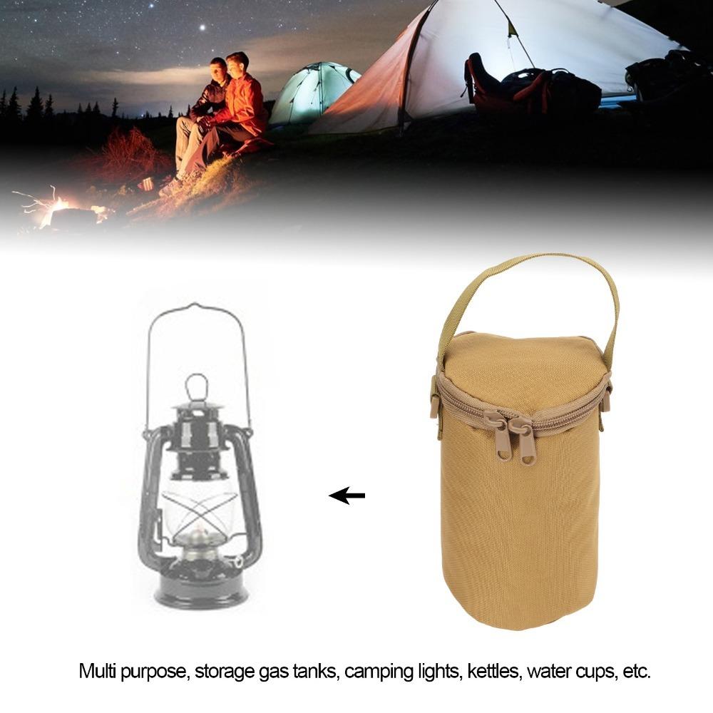 Portable Gas Cylinder Cover With Shoulder Strap Double Zipper Bag  Camping хаки