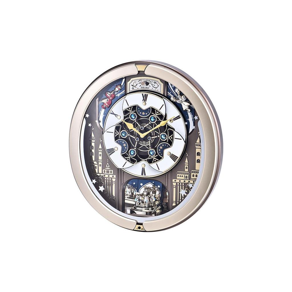 SEIKO Quartz Movement Plastic Wall Clock Unisex Gold QXM350G QXM350G