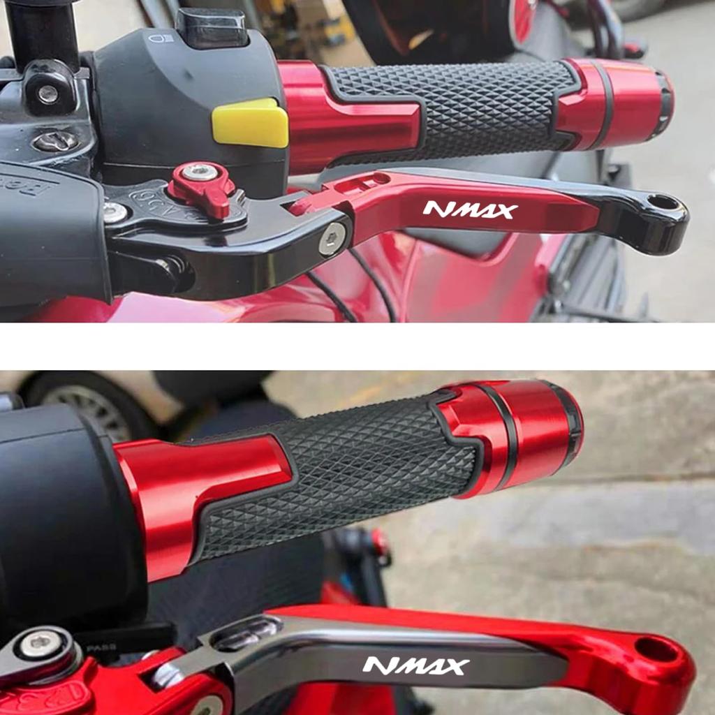 XIAXIA For NMAX 155 NMAX 125 2025 Adjustable Folding Scooter Brake Clutch Lever Handle nmax155 nmax125 2020-2025 Motorcycle Accessories (Titanium)