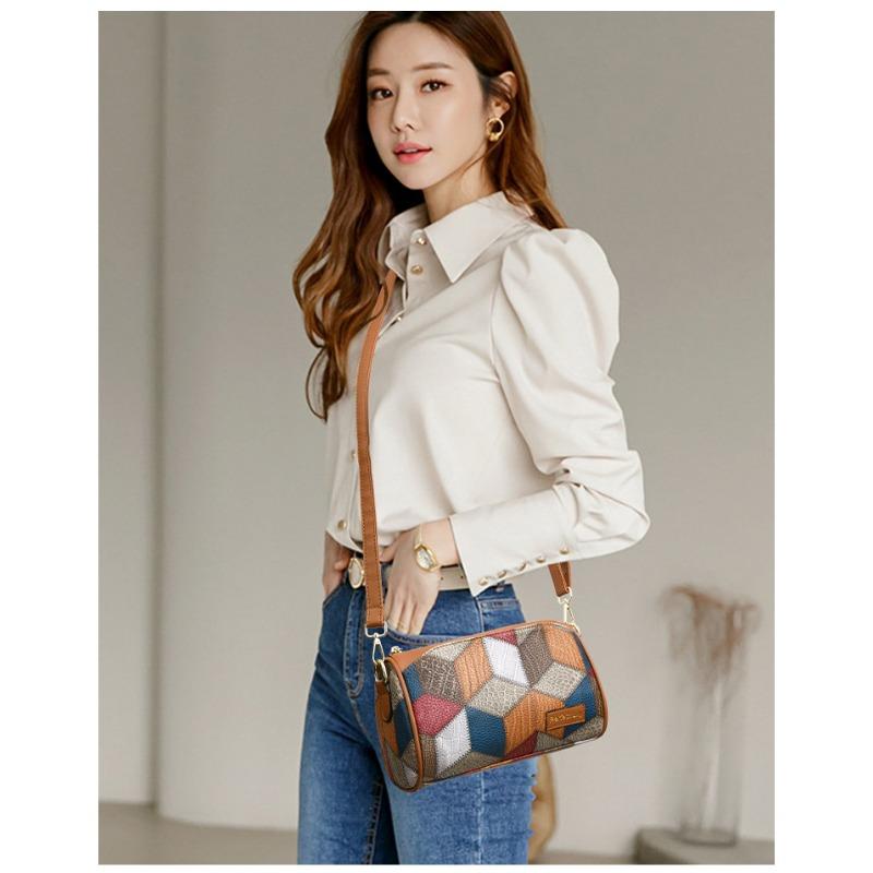 Multi Layered Commuting Shoulder Crossbody Bag