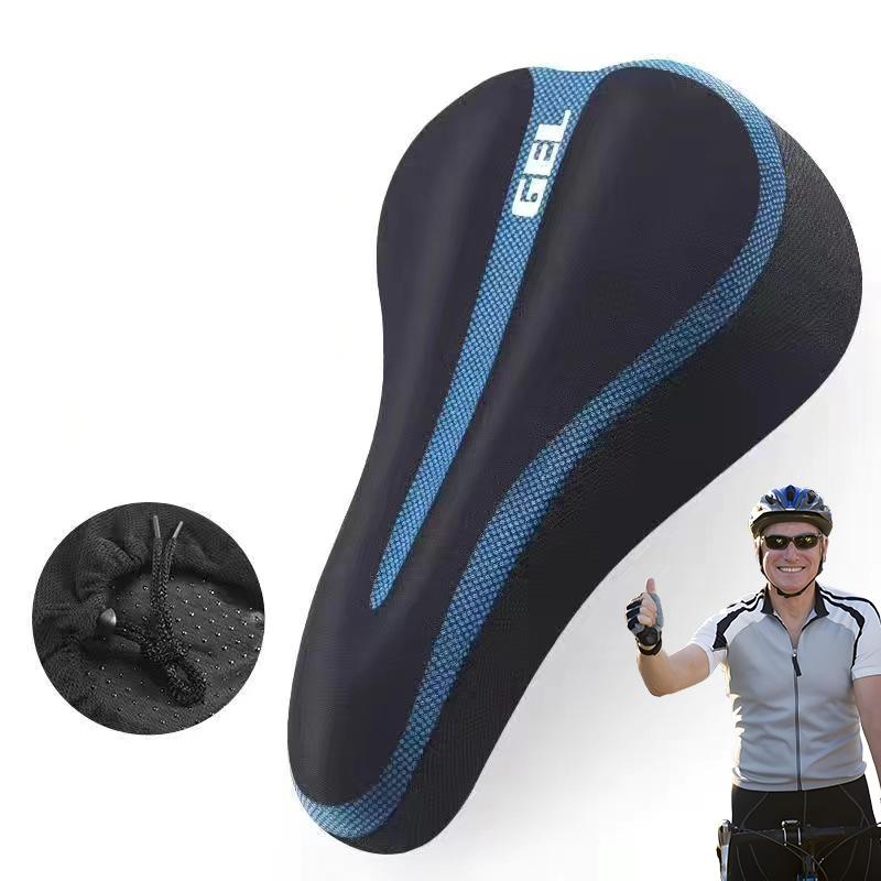 

Подушка для велосипедного сиденья, Силиконовая гелевая накладка на седло, Чехол для велосипедного сиденья для мужчин и женщин, Регулируемая мягкая подкладка, Подушка для велосипедного сиденья E