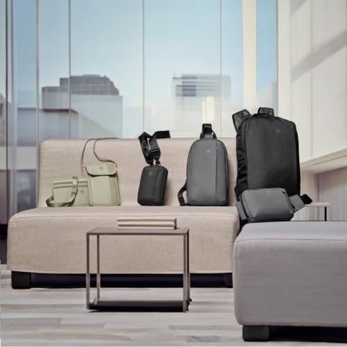 VICTORINOX Travel Essentials Security Belt Bag, Slim, Anti-Theft, Waist Bag, Black, Ideal for International Travel and Business Trips [Official Japane