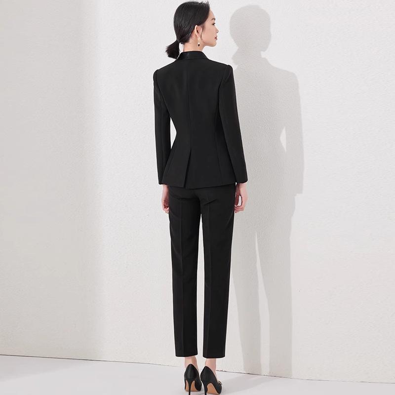 New Chinese Style Women's Suit Set: Spring-Autumn Fashion, Elegant Formal Wear