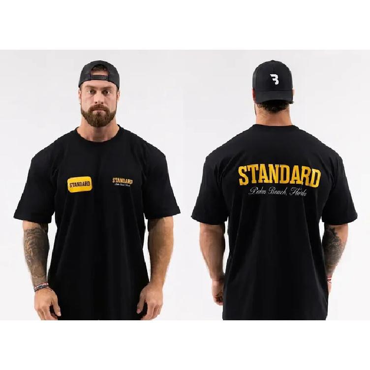 Men's Summer Gym T-Shirt Cotton O-neck Short Sleeve Fitness T Shirt