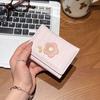 Korean version cute little fresh flower short wallet multi-card card bag multi-function certificate storage bag portable wallet