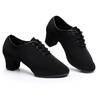Oxford Cloth Modern Dance Teacher Shoes Latin Dance Shoes Jazz Dance Shoes for Men