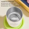 400ML Stainless Steel Thermal Cup Office Coffee Mug Double Layer Insulated Water Cup Portable Keeps Cold and Heat Thermal Mug