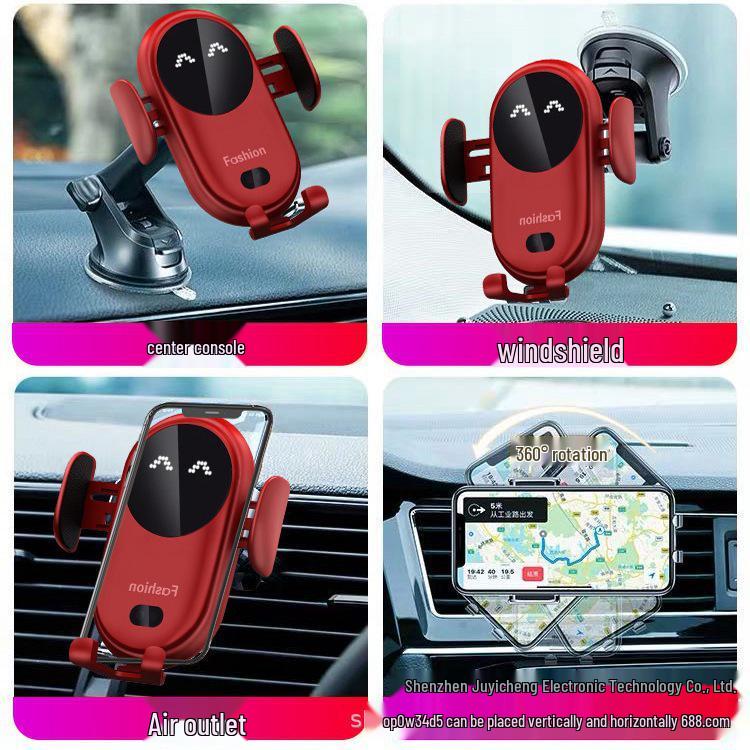 Grenzüberschreitendes S11 Smart Infrarot Auto Kabelloses Ladegerät & Automatischer Handyhalter