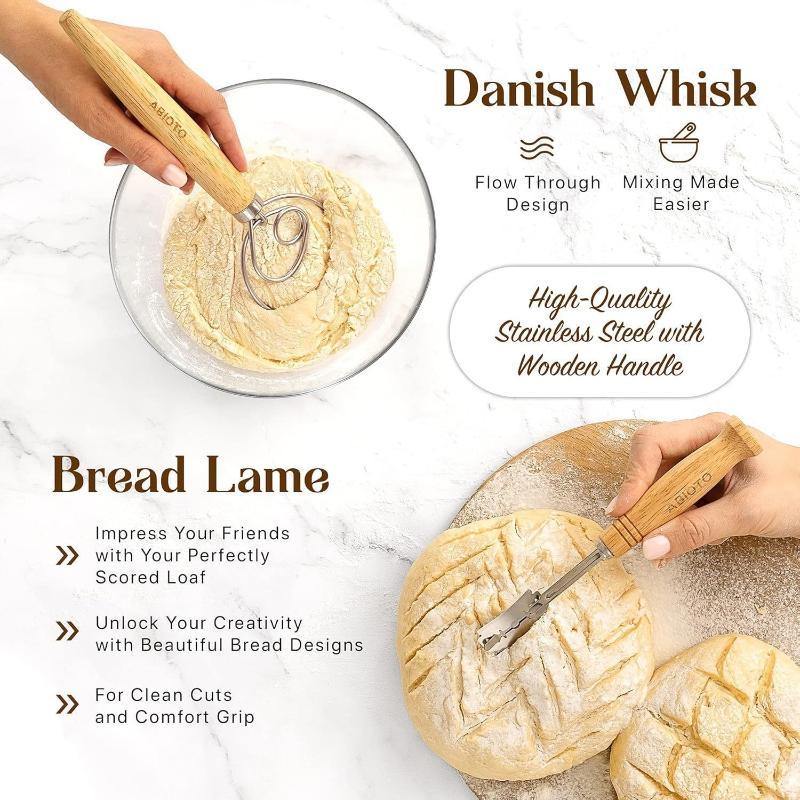 Natural Rattan Sourdough Proofing Basket; Includes A Liner And Is Available In Various Sizes.