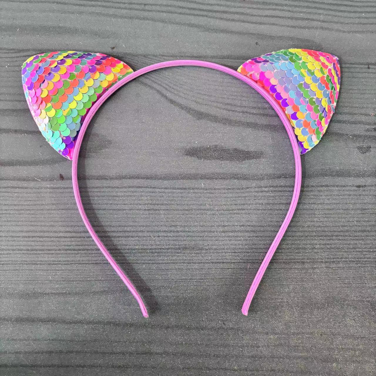 Sequin Cat Ears Headband for Kids - Cute DIY Fabric Hair Accessory
