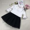 Girls' Lace Trim Short Skirt - Mesh Puffy Skirt for Toddlers & Kids