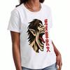 Time To Rise T-shirt in Cotone Unisex, Maglietta Grafica in Cotone Premium, Resistente e Duratura, Casual e alla Moda, Design Grafico Terra e Fuoco,
