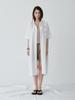 Reply Linen Long Shirt Dress_Off White