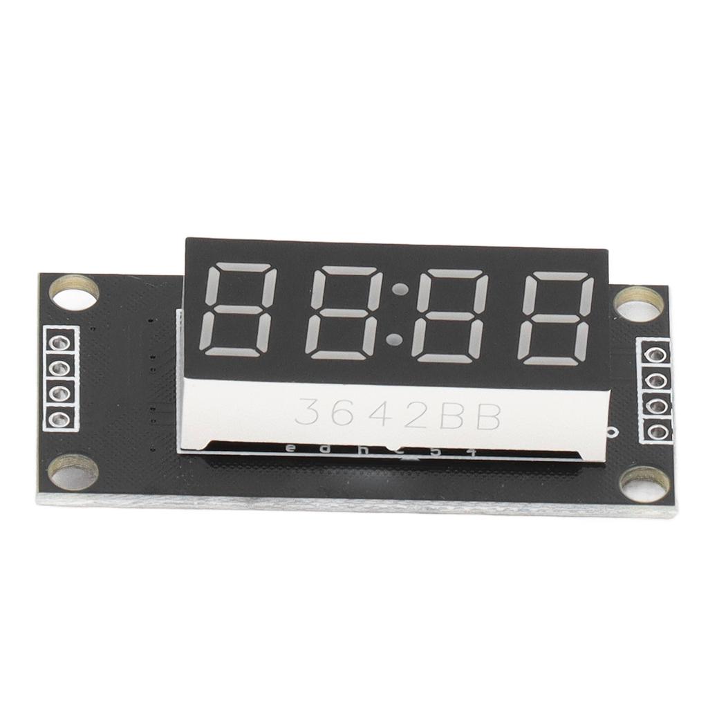 0.36in 4 Digit Digital Tube LED Blue Display Segment Module with Clock TM1637 2 Pin IO 5V