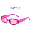 Rectangle Sunglasses Women Luxury Small Frame Glasses for Men Vintage Square Cat Eye Jelly Color Oculos De Sol Feminino