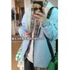 New Spring Autumn Mens Vintage Designed Plaid Patchwork Jacket Collarless American Style Lapel Couples Coat