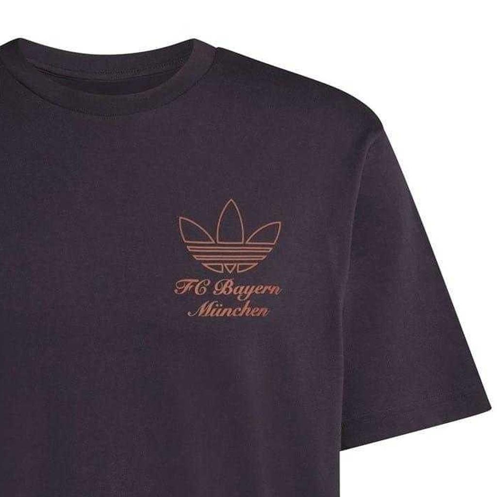 Adidas Mens FC Bayern Munich Cotton Relaxed Fit T-Shirt