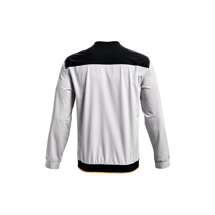 Under Armour Stretch Woven Crew Training Sweatshirt Men Sweatshirt Haze-Gray 1366193-014