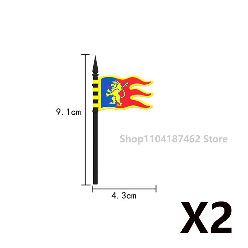 Medieval Roman Knight Legion Building Block Castle Green Dragon Forest Wolf War Horse Dragon Lion Shield Armor Cloak Brick Toys