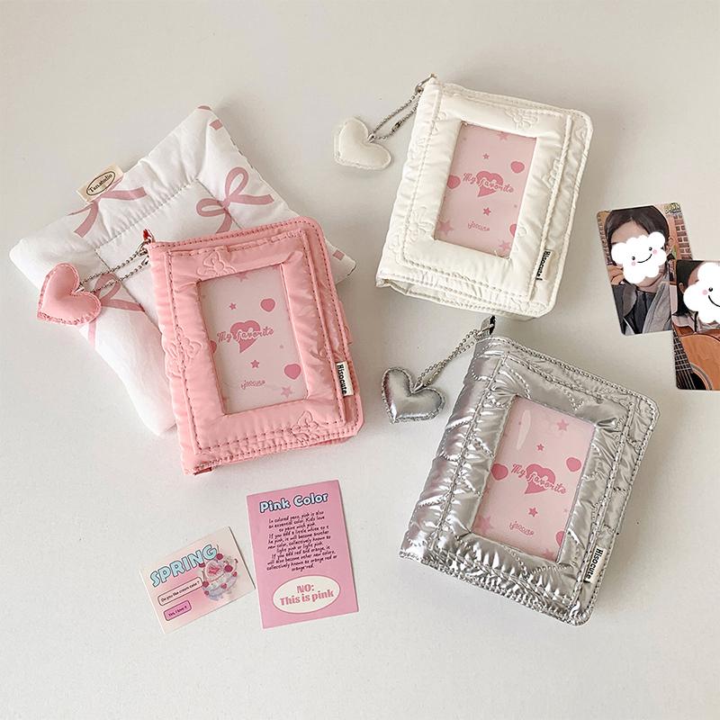 Ins Style Simple Loose-Leaf Photo Album M5 Portable Mini Three-Inch Polaroid Storage Book Detachable Card Binder Storage Bag