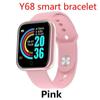Y68 Kind Kleurenscherm Slimme Sportarmband Waterdicht Bloeddruk Hartslag Alarm Fitness Polsband Slimme Android Slimme Armband