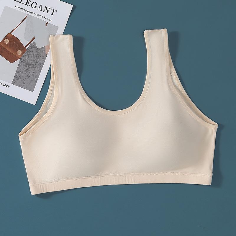 Breathable Cotton Wireless Sports Bra for Middle-Aged & Elderly Women