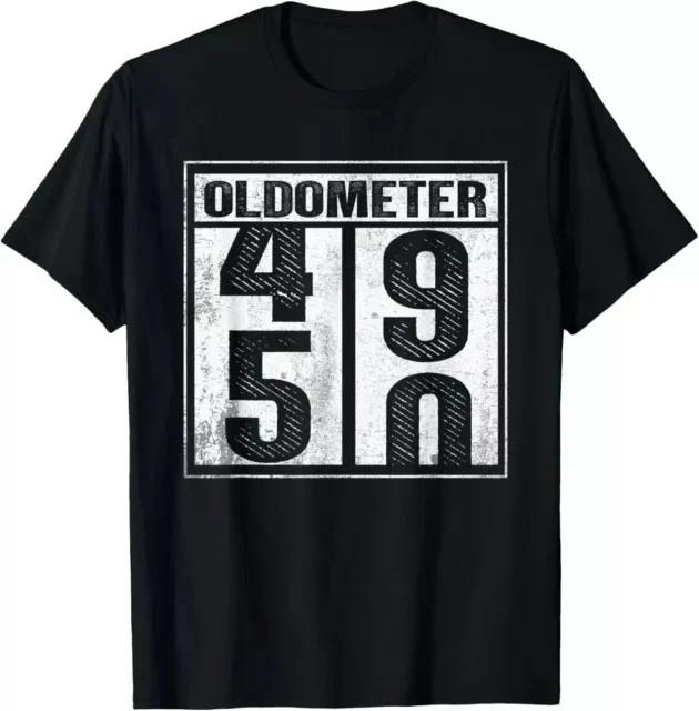 50th Birthday Funny Gift Men Women Oldometer 49-50 Shirt Gift Tees XXL