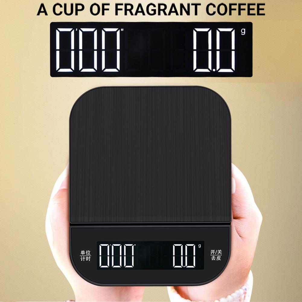 Timemore 2025 Nová BLACK BASIC+ kávová váha, Chytrá digitální váha, pro nalévání kávy, Elektronická váha pro drip kávu s časovačem 2 kg