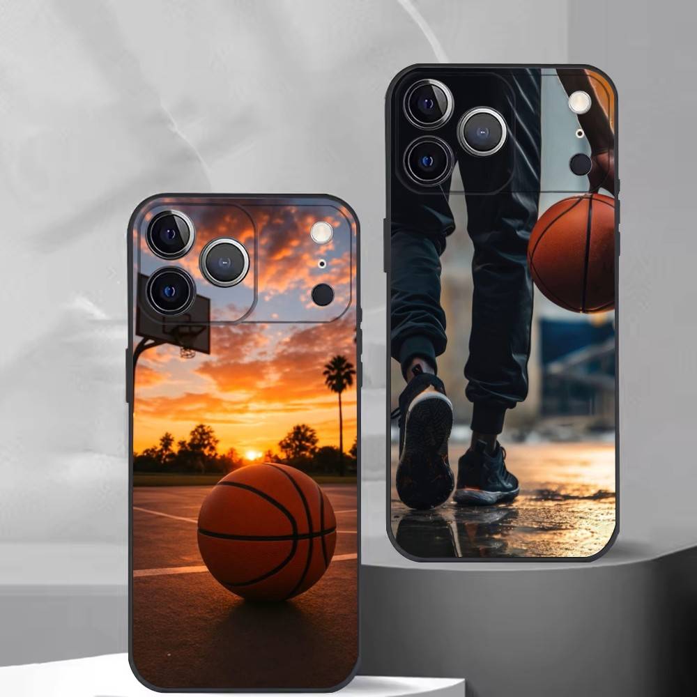 Basketball Basket Sports Phone Case Silicone Soft For IPhone 17 16 15 14 13 12 11 X XR Plus Pro Max Plus