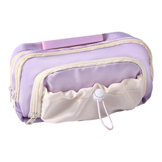 Torba na długopis o dużej pojemności przenośny zamek błyskawiczny wielofunkcyjny chłopcy dziewczęta uczniowie piórnik na artykuły papiernicze etui szkolne