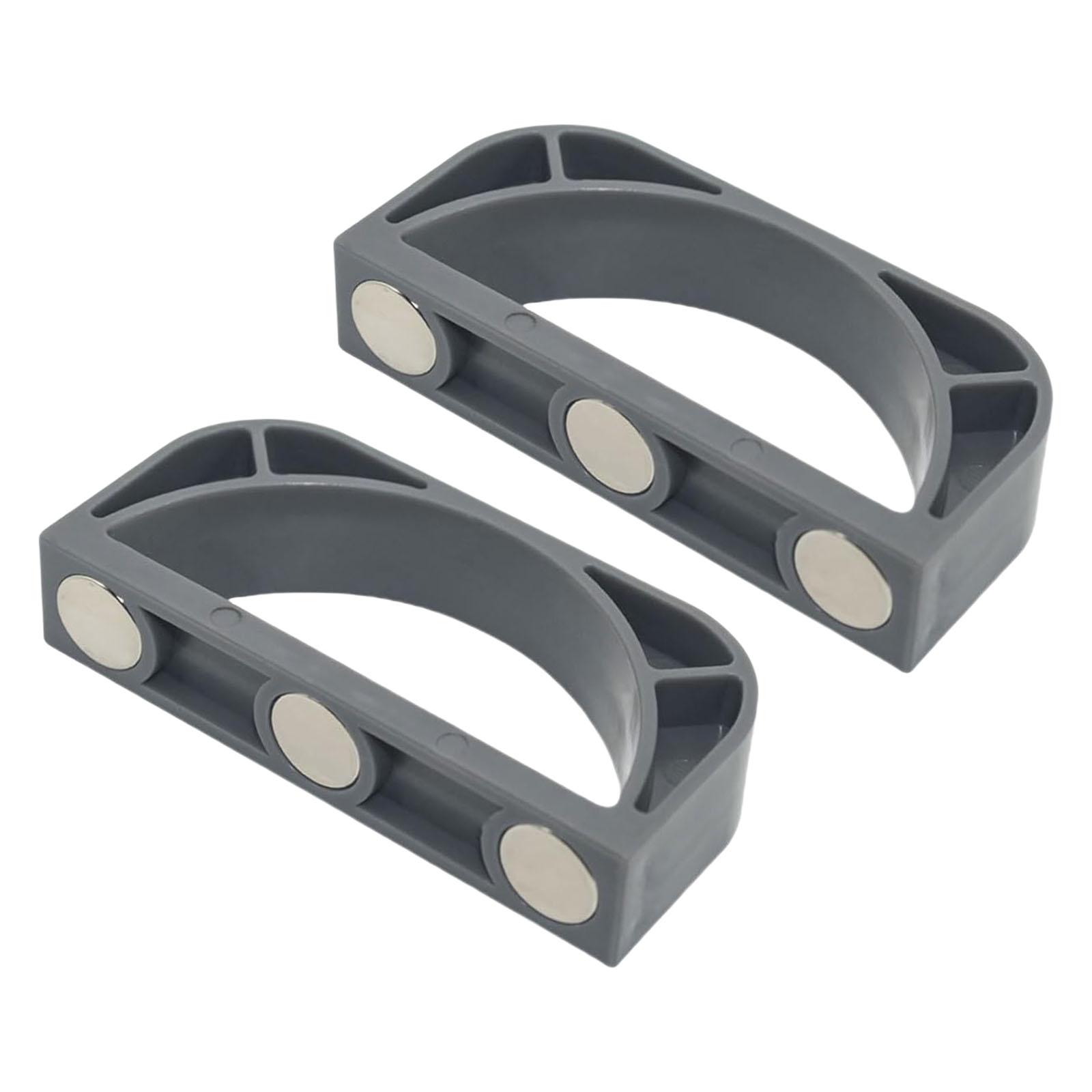 

Strong Magnetic Ice Scoops Holder with Adhesive Strips Quick Installation Stand for Ice Makers Commercial and Home Use серый