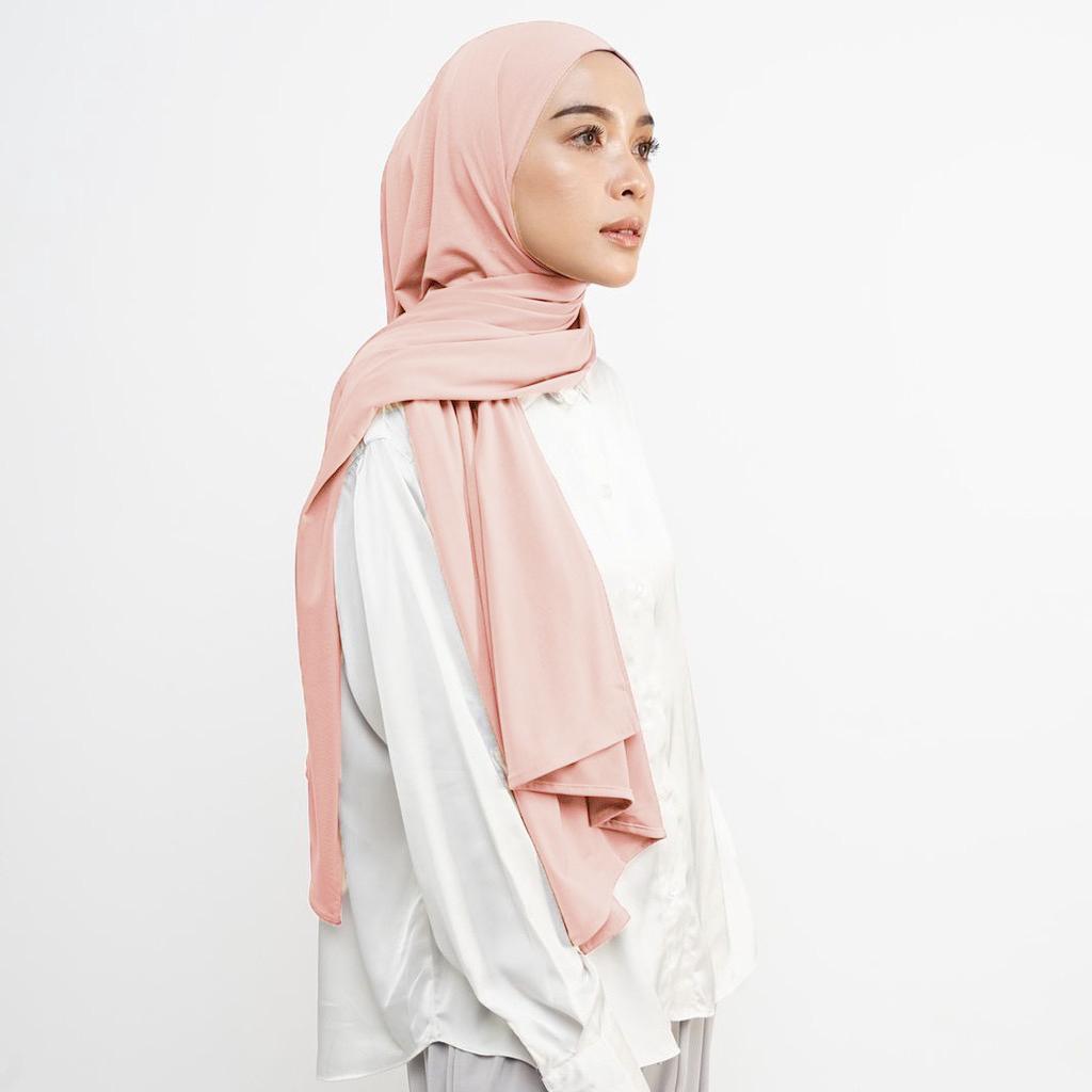 Fashion One Loop Instant Cotton Instant Hijab Muslim Headwrap Islamic Headscarf Scarf