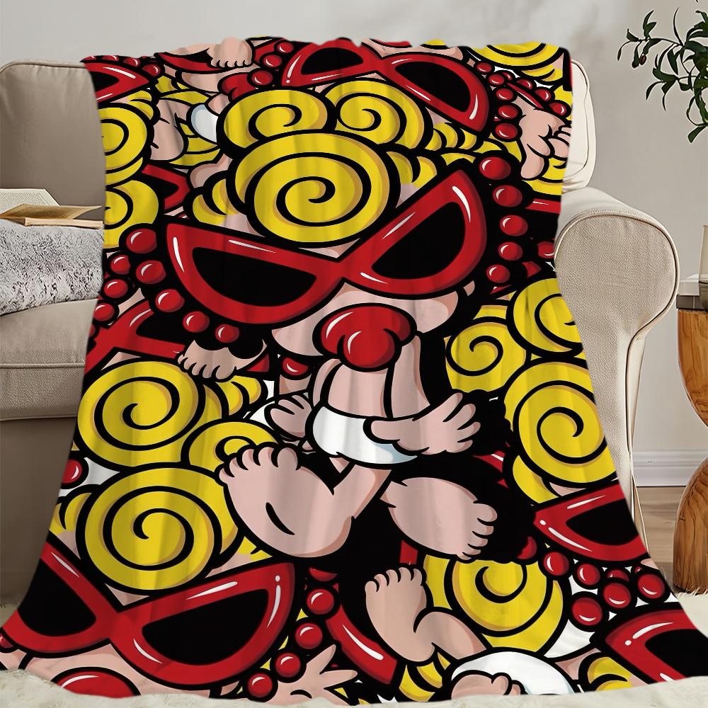 Fashion H-Hysteric M-Mini Blanket Blanket for Couch Sofa Travel Home Hiking Picni Bed Beding Flannel Blanket Birthday Gift