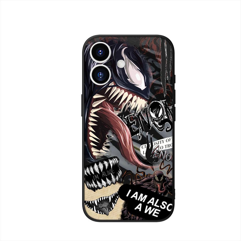 Hülle für Samsung Galaxy S25 S23 S22 S24 FE Ultra Plus A56 A05 A06 A15 A16 A57 S7 Edge Case Spider-Man Marvel Venom Spiderman