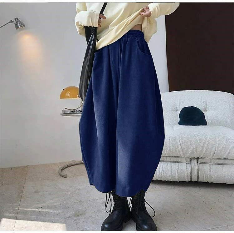 Carrot Pants Women's Wide-leg Harem Pants Spring and Summer Retro Loose Daddy Pants Bloomers