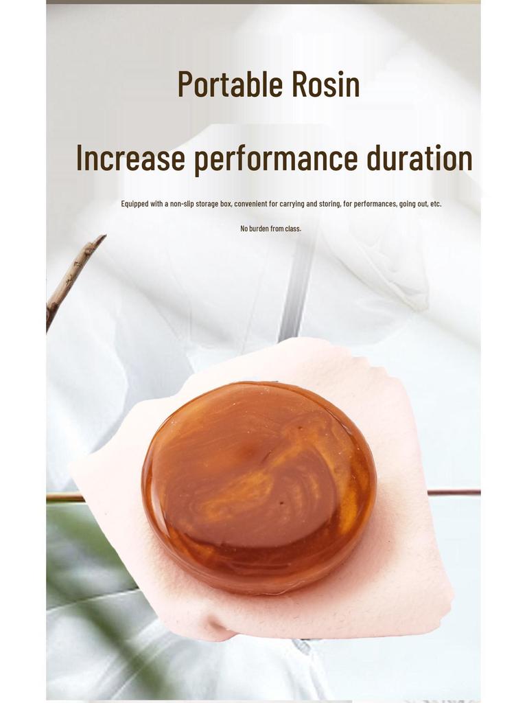 Universal Rosin Block for String Instruments: Portable & Professional for Violin, Erhu, and Cello