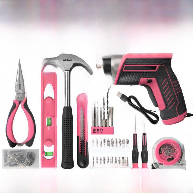 Elektrischer Schraubendrehersatz für den Haushalt: 35 Stück, über USB wiederaufladbar, 4-V-Lithiumbatterie