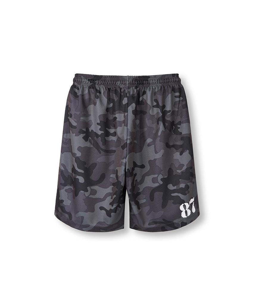 Leubase Mesh Piping Half Pants_Black Camo