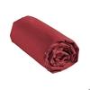 Drap housse - EDEN - Line Marsala - 90x190 cm - Bonnet 30 cm - 57 fils/cm²