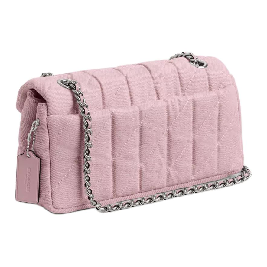 Coach Tabby 26 Classic Logo Leather Crossbody Shoulder Bag Medium Women Bags Light-Pink CBG31-LHY24