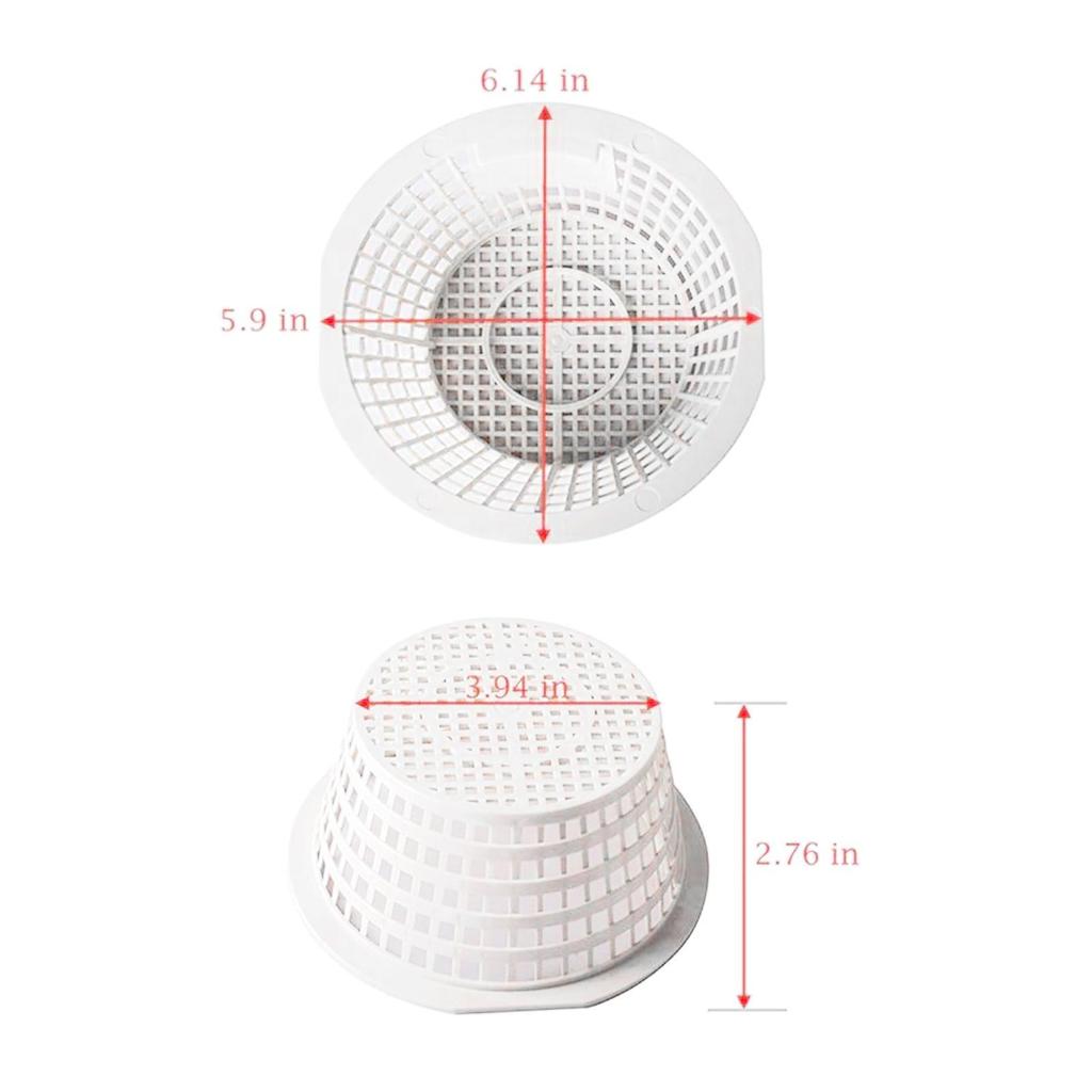 Pool Skimmer Basket Pool Strainer Basket Sturdy Pool Pump Basket for Captures Leaves and Debris Pool SPA Accessories Parts